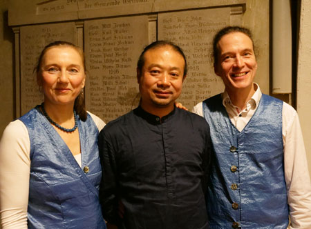 Beate Gatscha und Wu Wei und Gert Anklam